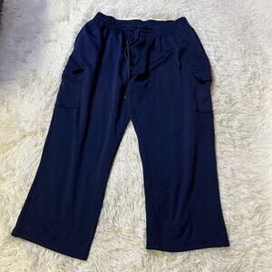 Casual Joe women’s navy blue drawstring XL pants